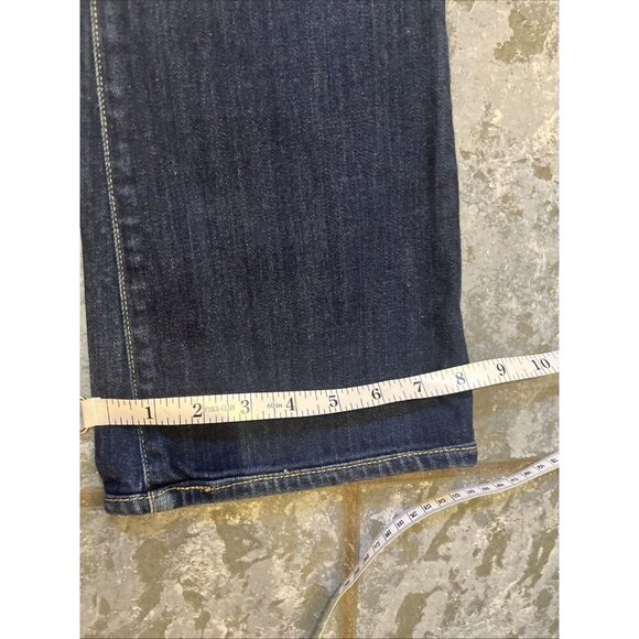 Gap 1969 Jeans women’s Sz 26 *30x25* Mid-Rise Blue Perfect Boot Cowgirl Western - Picture 7 of 9